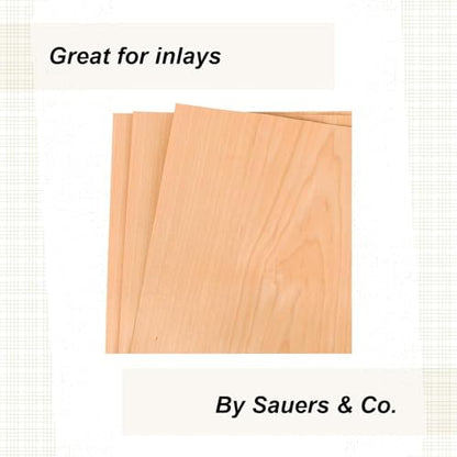 Maple Veneer 12" X 12", 3-Piece