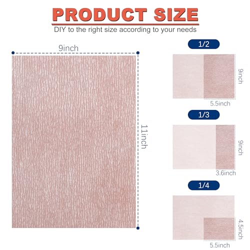 Aluminum Oxide Sandpaper Sheets 9x11, 120-600 Assorted Grit 24 Pack