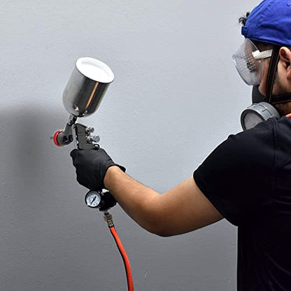 NEIKO 31216A Air Spray Paint Gun, HVLP with Gravity Feed, 2.0 MM Nozzle, 600 CC Capacity, Spray Gun Paint Sprayer for Walls, Automotive, Home Improvement - style: 2.0mm nozzle