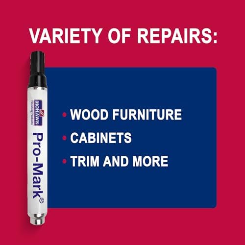 Pro-Mark Touch Up Wood Markers (Warm Grey)- for Scratch Repair and Touch-Ups on Wood Furniture: Tables, Desks, Frames, Bed Posts and Trim- by Mohawk Finishing Products