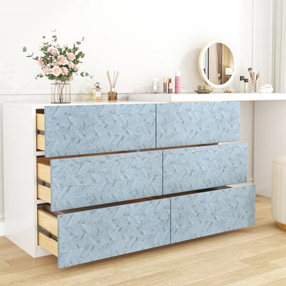 Wallercity Light Blue Twill Grasscloth Peel and Stick Wallpaper Removable Fabric Grass Cloth Wallpaper Self Adhesive Twill Cloth Contact Paper for Cabinets Shelf Waterproof Vinyl Paper 15.8''x78.7'' - color: Light Blue Twill, size: 15.8" x 78.7"