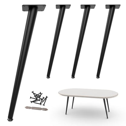 Coffee Table Legs 16 inch, Short Bench Legs for Furniture Set of 4 - size: 16 Inch | 40.5cm