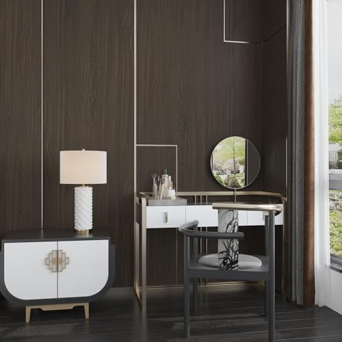 Walnut Contact Paper Dark Brown Wood Wallpaper 30.3" X 591" - color: Dark Brown, size: 30.3" x 591"
