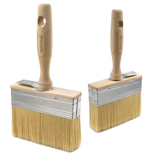 ROLLINGDOG 4.5 Inch Deck Stain Paint Brush - size: 4.5"(Pack of 2)
