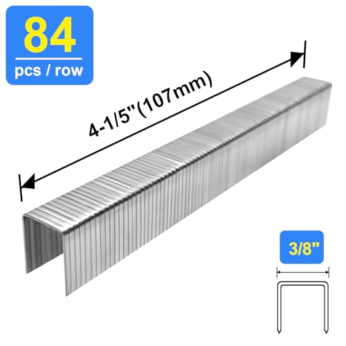 20 Gauge 304 Stainless Steel T/50 Staples, 3/8" Crown, 3/8" Leg - size: 3/8"--3024 pcs