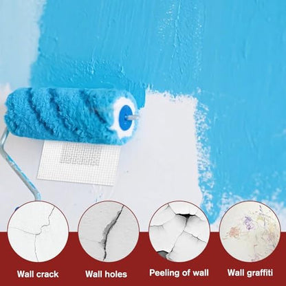 13 Pack Drywall Repair Patch, 2 Inch with Extended Self-Adhesive Mesh