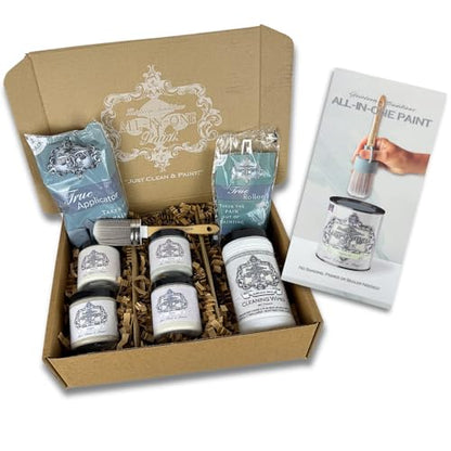 ALL-IN-ONE Paint by Heirloom Traditions, 4 Sample Starter Kit - Neutrals - color: Neutral