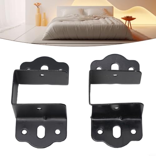 Bed Frame Center Support Brackets, Bed Frame Brackets Adapter U-Shape Bed Supporters Hardware For Headboard And Footboard(32mm) - size: 32mm