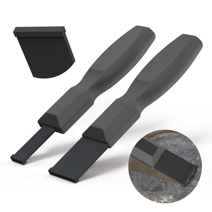 Carbide Scraper, Super Carbide Gasket Scraper for Metal and Automotive, 1-1/4 Inch and 5/8 Inch Carbide Scraper Set (Grey 2-Piece) - color: Grey