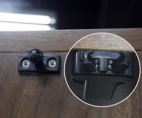 Create idea 4 pcs Touch Latch Release Drawer Cabinet Catch Push To Open Kitchen Cupboard Doors