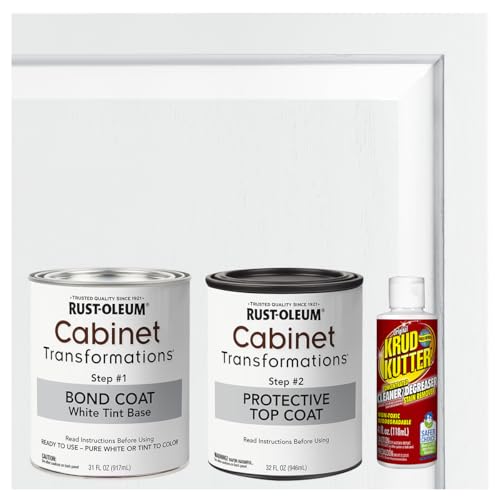 Rust-Oleum Cabinet Transformations Complete Coating Kit, Pure White - color: Satin Pure White
