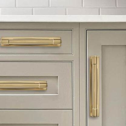 khtumeware 5 Pack 5 inch (128 mm) Center to Center Champagne Bronze Cabinet Pull Backplate with Base Plate Zinc Satin Brass Kitchen Cabinet Handles Drawer Pulls Cabinet Hardware - color: Champagne Bronze, size: 5"(128mm) Hole Center