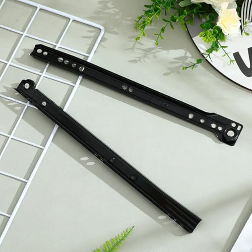Didiseaon Bottom Mount Drawer Slides Replacement Drawer Slides 11.81 in Two-Section Rails for Dresser Drawers Cabinets and Small Furniture 1 Pair