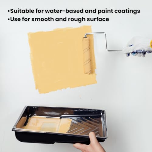 Paint Roller Covers, 20 Pack, 6 Inch, 3/8 Inch Nap - size: 6 inch paint roller 20 pack