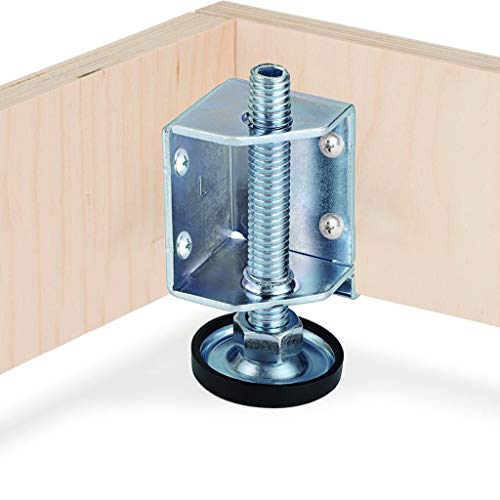 OwnMy Heavy Duty Adjustable Leveling Feet Corner Protector Guard Brackets