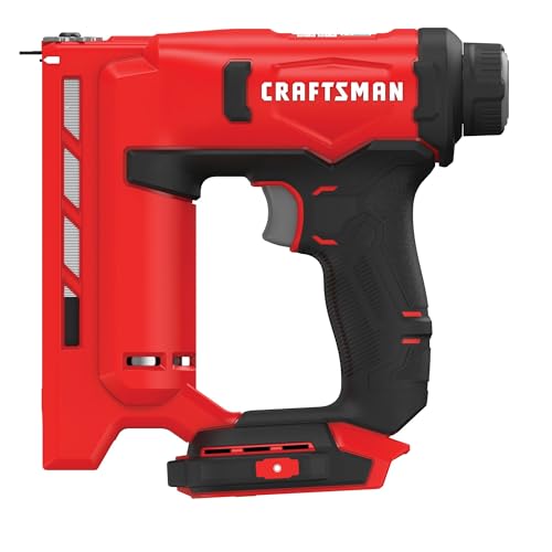 CRAFTSMAN V20 Staple Gun, 3/8 in. Wide Crown Stapler, Cordless Staple Gun Battery Powered, Tool Only (CMCN410B)