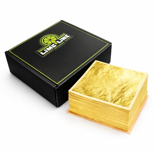 LiME LiNE Spinnable Leaf Sheets – Automotive Grade for Custom Paint (Gold - 1000 Sheets) - color: Gold -1000