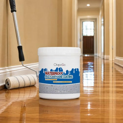 Water-Based Polyurethane Gloss Finish 10 oz - size: 10 oz