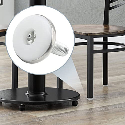 20Pcs M8 Thread Furniture Levelers M8 Table Leveling Feet Adjustable Leveler Feet Screw On Furniture Glide Leveling for Chairs, Table, Cabinets, M8 x 25mm Thread Rod - size: M8 x 25mm, 20Pcs