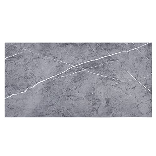 Haimin 3D Wall Panels Peel and Stick Marble Tile Look 10 Pack Waterproof - color: Gray-YSH