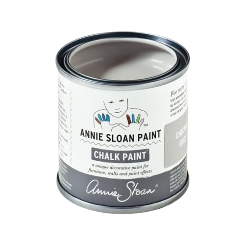Annie Sloan Chalk Paint® (Chicago Grey, 120 ml/4.06 Fl Oz) a unique decorative paint for furniture, cabinets and home décor with no sanding or priming - color: Chicago Grey, size: 4 Fl Oz (Pack of 1)