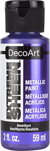 DecoArt 2 Ounce, Amethyst Extreme Sheen Paint - color: Amethyst, size: 2 Fl Oz (Pack of 1)