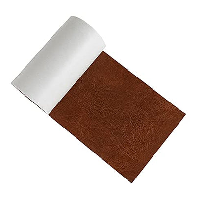 Leather Repair Tape kit Patch Heavy Duty, Retro Brown 4 x 60inch Self Adhesive Patch for Couch,Sofa,Car Seat,Furniture, Drivers Seat,Computer Chair First Aid Vinyl Repair kit - color: Retro Brown, size: 4*60 inch