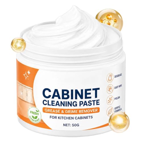 Wood Cabinet Cleaner, Degreasing Restorer Cream, Furniture Wax Balm, Deep