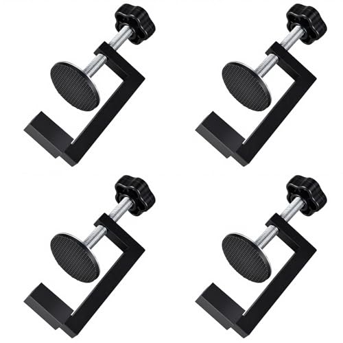 4 Pcs Heavy Duty C Clamps, Heavy Duty C Clamps with Non-Slip Jaws, Premium Steel G Clamps for Woodworking, Welding, Cabinet Installation, and DIY Projects