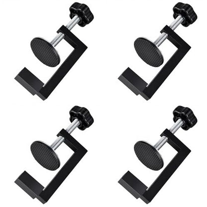 4 Pcs Heavy Duty C Clamps, Heavy Duty C Clamps with Non-Slip Jaws, Premium Steel G Clamps for Woodworking, Welding, Cabinet Installation, and DIY Projects