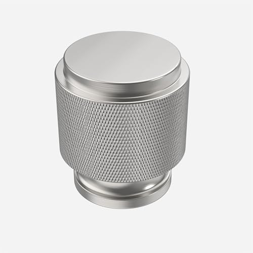 Brushed Nickel Cabinet Knobs Round Drawer Pulls 10 Pack - color: Brushed Satin Nickel, size: Knob