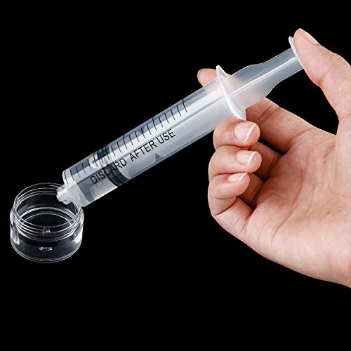 TecUnite 20 ml 20 Pack Plastic Syringes Without Needle for Liquid and Craft - size: 20 ML