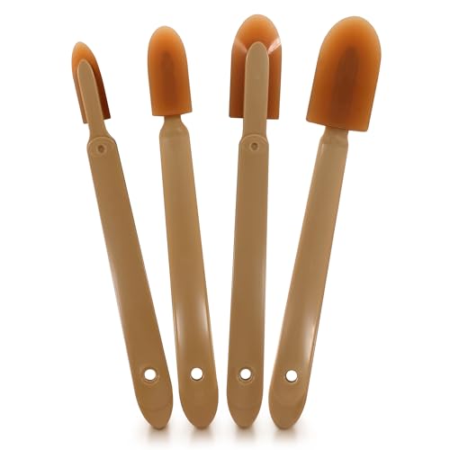 4-Piece Caulking Tool Kit for Silicone Sealant, Grout and Sink Edges