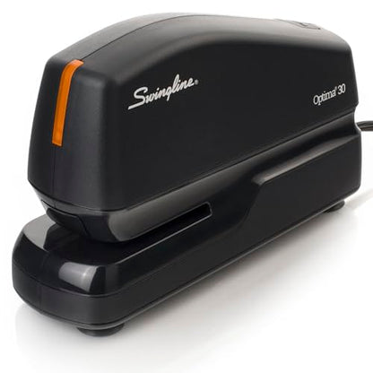 Swingline Electric Stapler, 30 Sheet Capacity, Optima 30, Black (42150) - size: 30 sheets, style: Stapler
