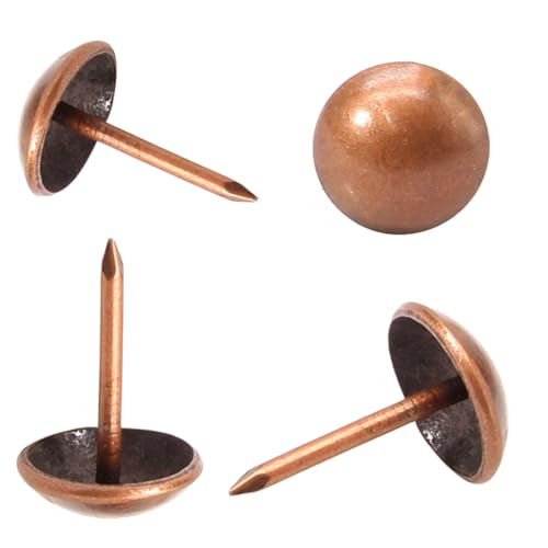Copper Antique Upholstery Tacks 200Pcs - color: Copper