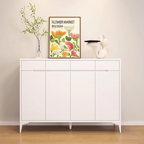 4 inch White Metal Furniture Legs,Set of 4,2mm Thick - color: White, size: 4 inch (2 thick)