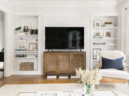 Plaid Wallpaper Neutral Wallpaper 78.7"×17.3" Checkered Wall Paper Peel and Stick Modern Beige Contact Paper for Cabinets Vinyl Renter Friendly Waterproof Self-Adhesive Bathroom Kitchen Bedroom - color: Beige and White, size: 17.3" x 78.7"