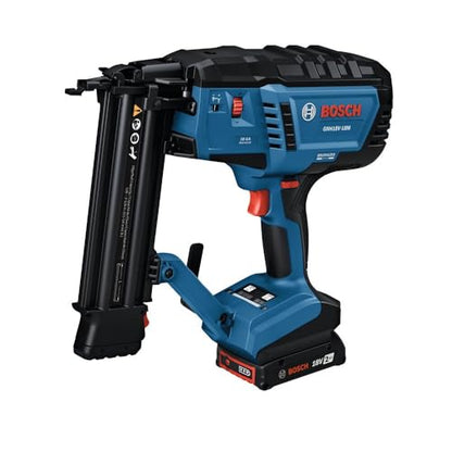 BOSCH GTH18V-18MN 18V Brushless 18-Gauge Narrow Crown Stapler - Cordless, Powerful, and Precise for Furniture, Upholstery, and Cabinetry Applications (Bare Tool) - style: Bare Tool