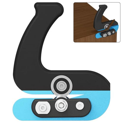 Edge Banding Trimmer Tool - Dual Offset Bearings for Safe, Precision Triming, Wood Veneer Cutter with Ergonomic Handle, Manual Edge Cutter for PVC/ACP/Melamine/Vinyl Laminate 0.3mm-2.5mm