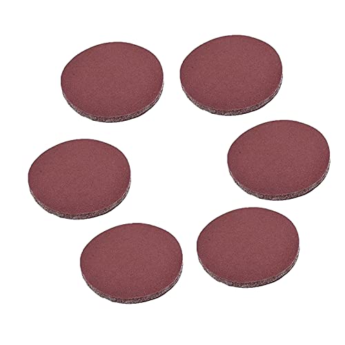 60-Pack 180mm 7" Sanding Discs 60 80 120 180 240 320 Assorted Grits Round Hook and Loop Flocking Sandpaper Orbital Sander Pads