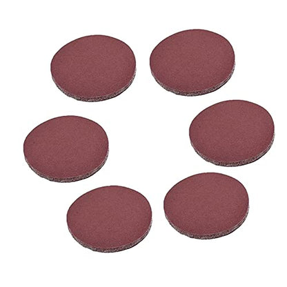60-Pack 180mm 7" Sanding Discs 60 80 120 180 240 320 Assorted Grits Round Hook and Loop Flocking Sandpaper Orbital Sander Pads