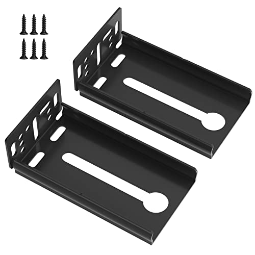 LONTAN Black Rear Mounting Brackets for 1.77 Inch 45mm Slides (10 Pairs) - color: Black, size: 1.77 Inch - Mounting Bracket