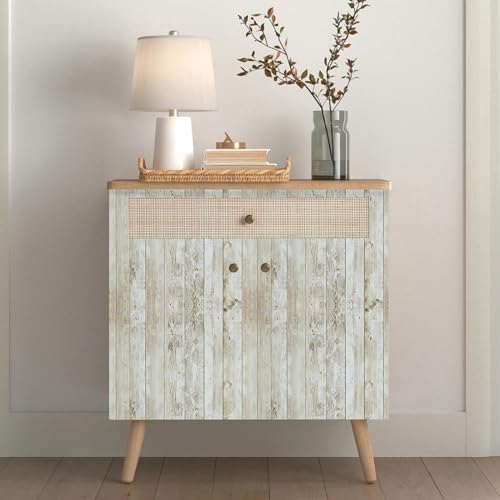 Shiplap Peel and Stick Wallpaper Contact Paper for Bulletin Board Classroom - color: Wood, size: 17.7" x 393"