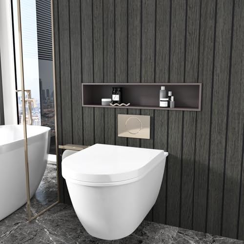 Peel and Stick 3D Textured Wood Slat Panels for Bedroom Walls - size: 11.8" x118"