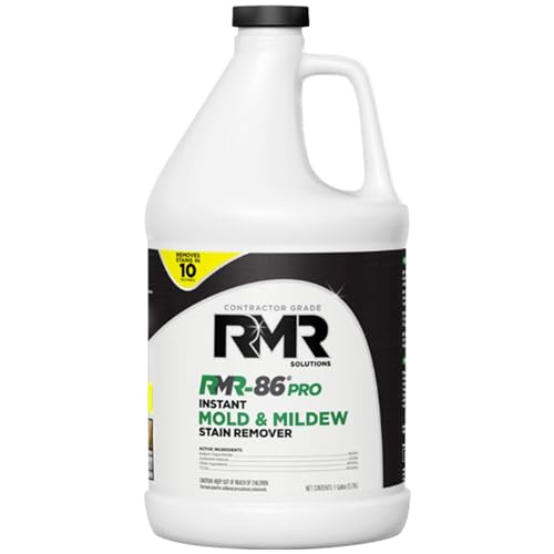 RMR-86 Pro Contractor Grade Mold Stain & Mildew Stain Remover Cleaning Solution, Professional Quality Formula, 1 Gallon - size: 128 Fl Oz (Pack of 1)