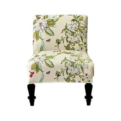 Eco-Ancheng Armless Chair Slipcover - Removable, Washable, Printed Covers for Living & Dining Room - color: A18