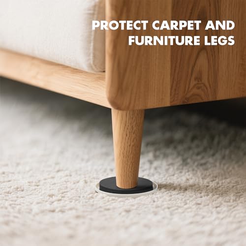 16-Pack Furniture Movers Sliders for Carpet & Hardwood Floors, Save 80% Effort Safely and Easily, The Glide Tool Set for Heavy Furniture and Appliances, Reusable Moving Pads (16 Plastic 3.5" Sliders) - size: 16 Plastic 3.5" Sliders