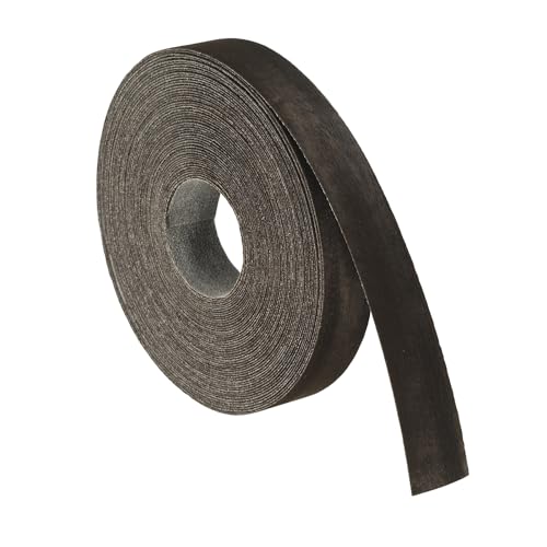 uxcell 1 Inch x 49ft Wood Veneer Edge Banding, Pre-Glued Flexible Eucalyptus Edging Strips, Iron on with Hot Melt Adhesive Wood Tape for Cabinet Repair and Furniture Restoration - size: 1 Inch x 49ft