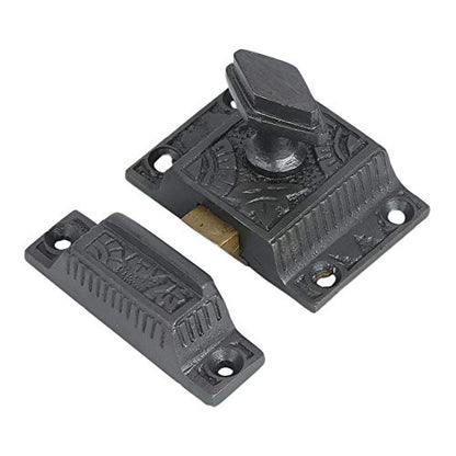 Antique Iron Cabinet Latch, Ideal for Cabinet Closet Kitchen Doors, Antique Cabinet Diamond Latch