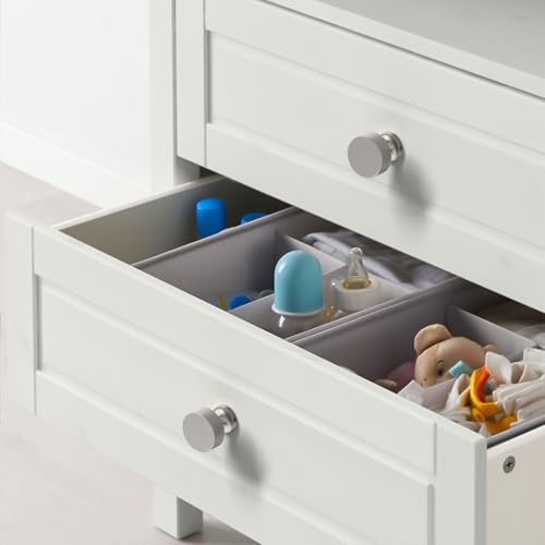 Brushed Satin Nickel Knurled Cabinet Knobs Round Drawer Pulls 10 Pack - color: Brushed Satin Nickel, size: Flat Round Knobs